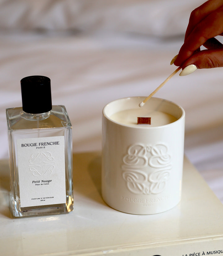 Pack bougie parfumée & parfum d'intérieur
