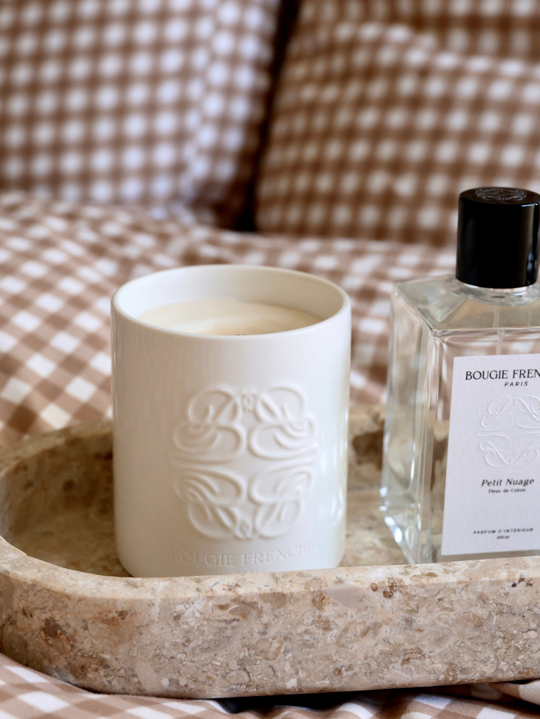 Pack bougie parfumée & parfum d'intérieur