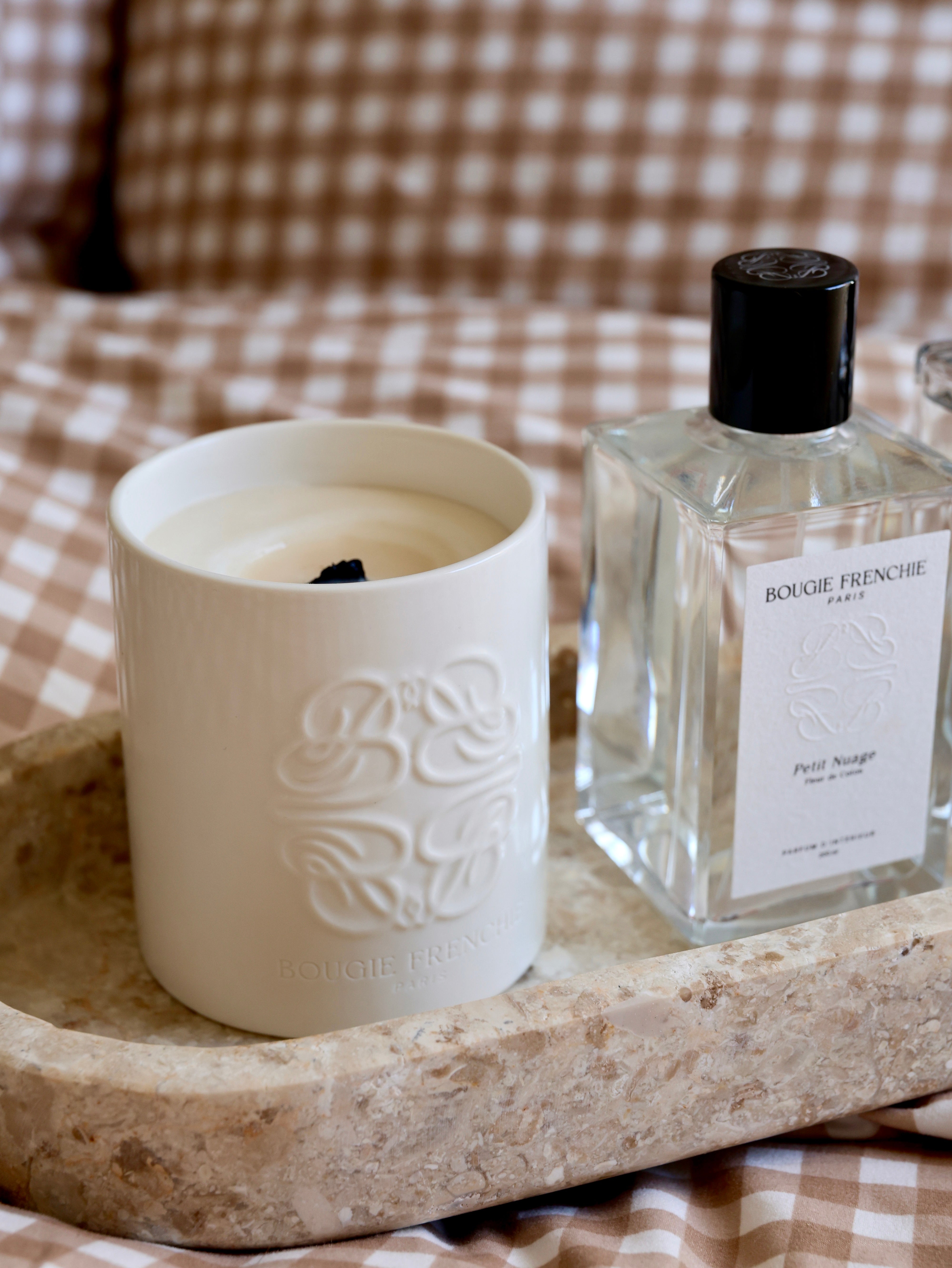 Pack bougie parfumée & parfum d'intérieur
