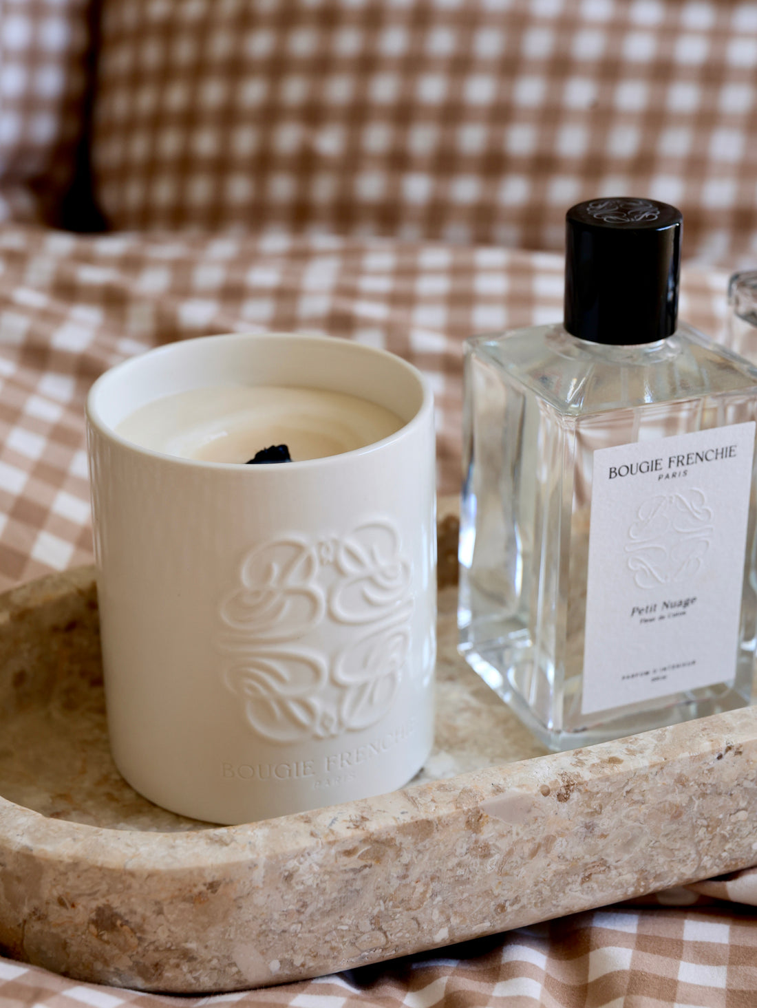 Pack bougie parfumée & parfum d'intérieur