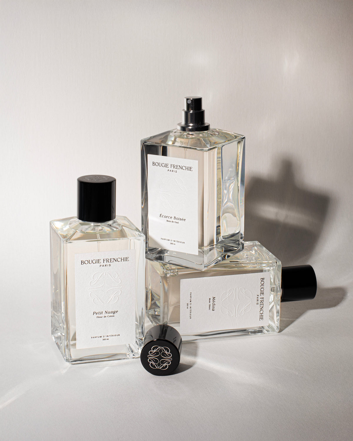 parfum d'intérieur en spray bougie frenchie