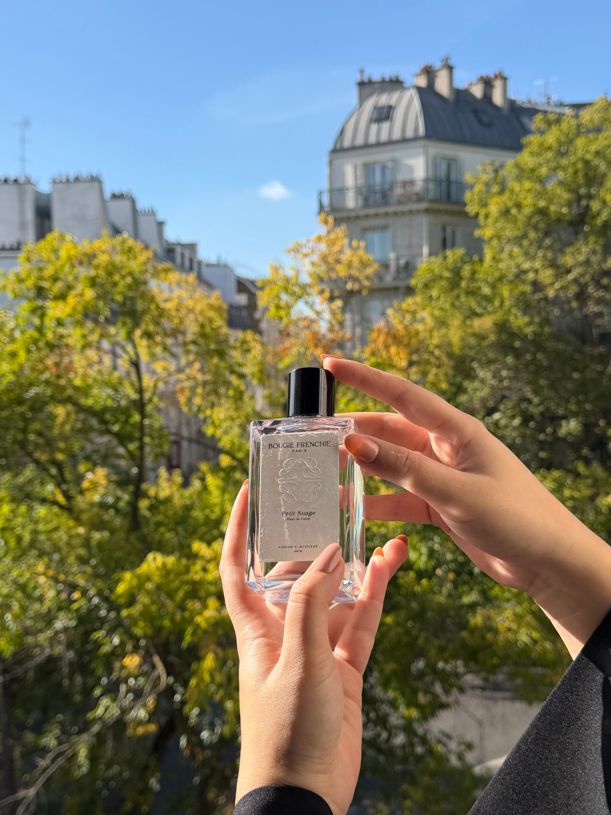 Bougies parfumées Bougie Frenchie en céramique blanche et leur coffret