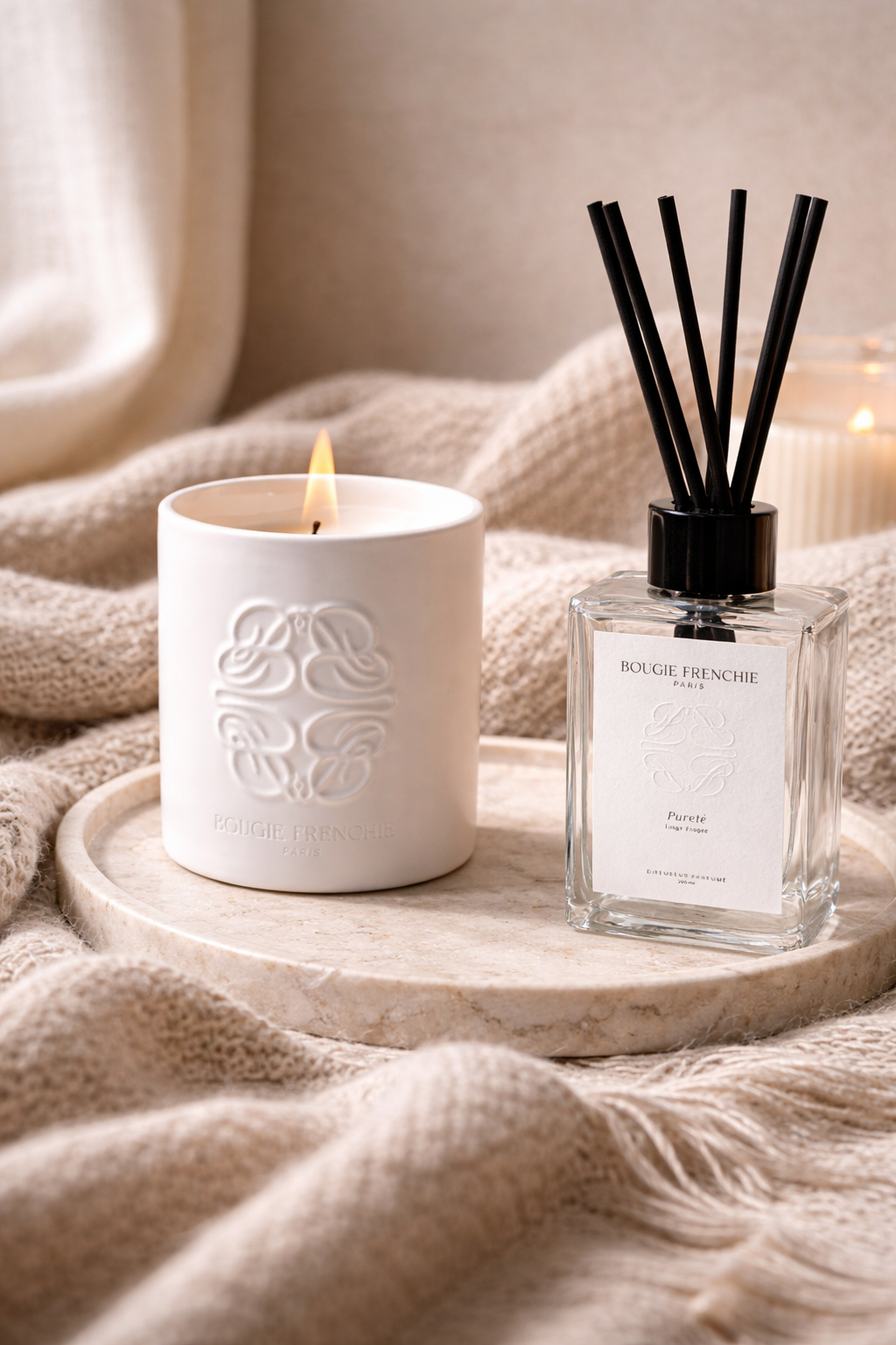 pack bougie parfumée et diffuseur de parfum artisanaux à macon