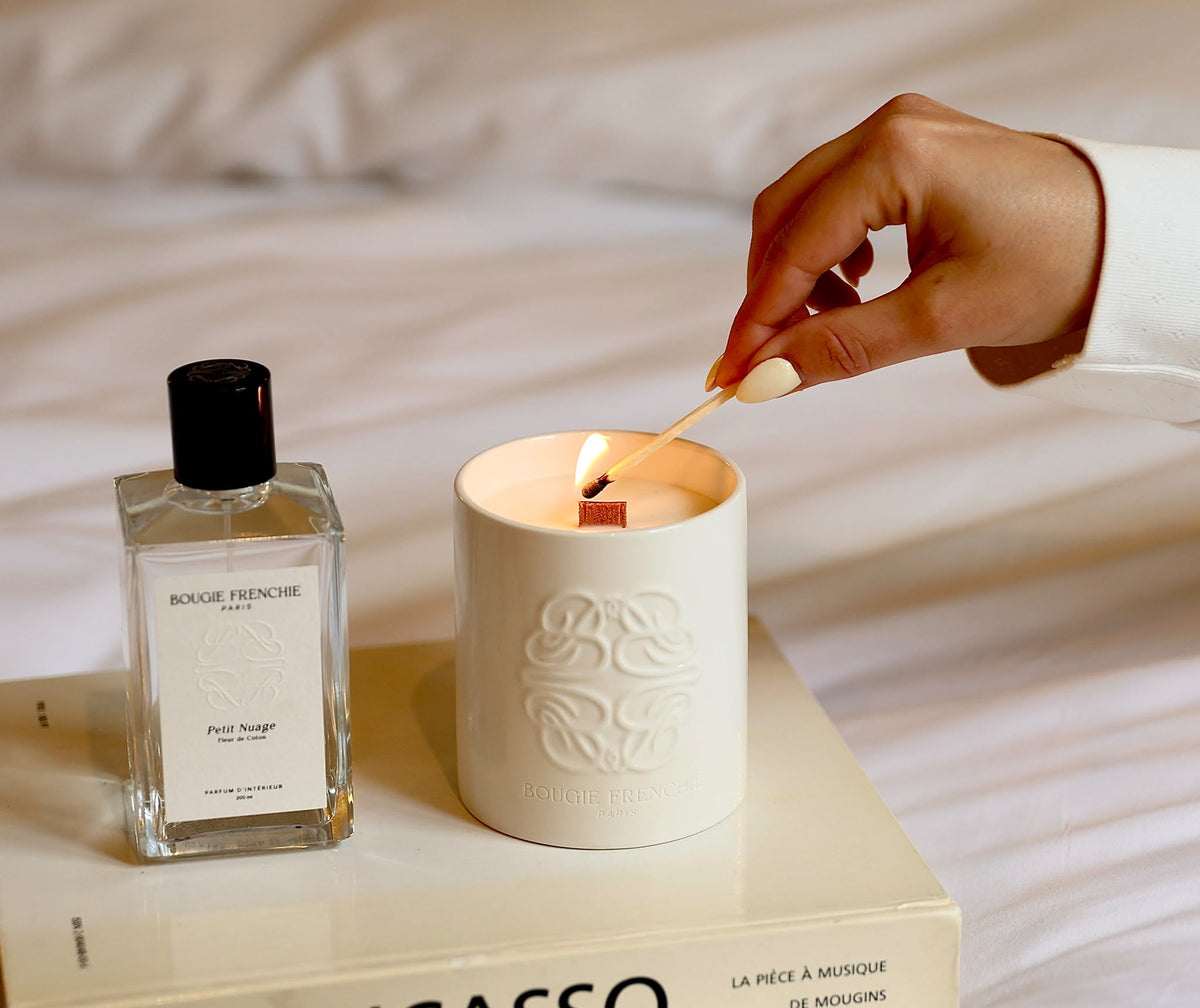 pack parfum d'intérieur et bougie parfumée